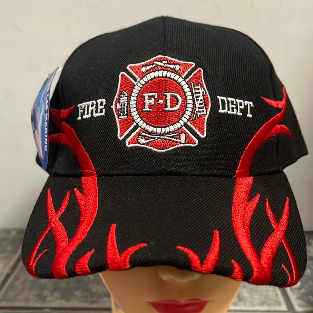 2 for $20 Brand new black and red Fire dept hat